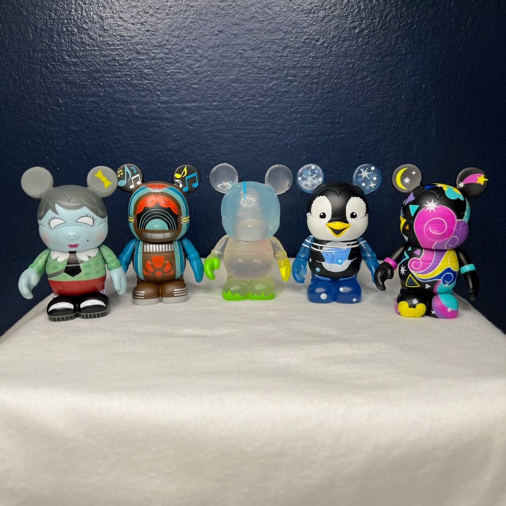 Disney Vinylmation 3'' Urban Series 7 Five Figures Mickey Mouse